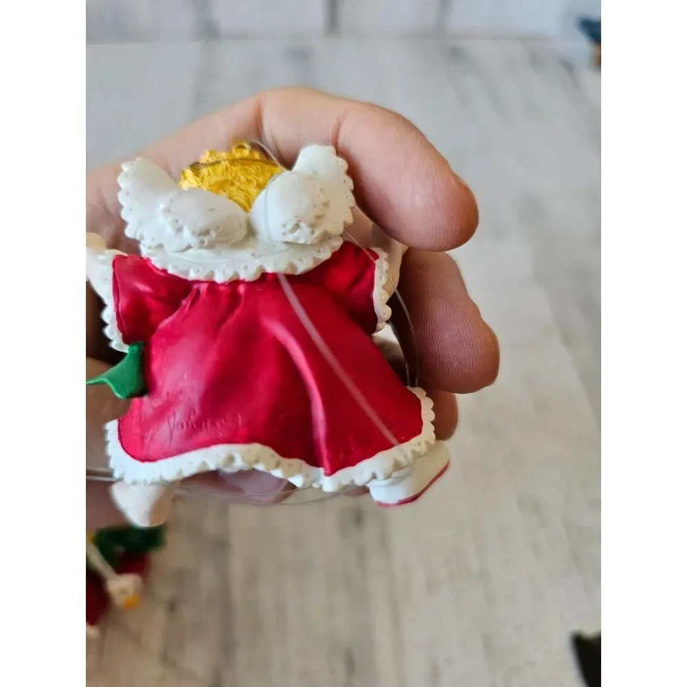 Silvestri Cheryl‎ Johnson Cherub ornament angel musical band drum Xmas tree